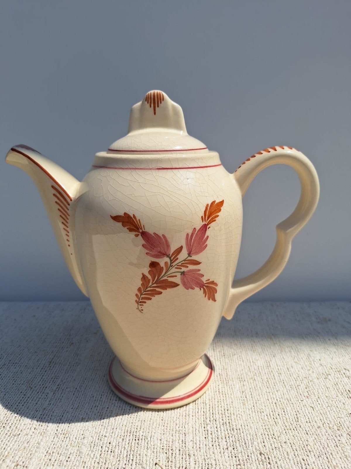 vintage brocante koffiekan art deco, Ophalen of Verzenden