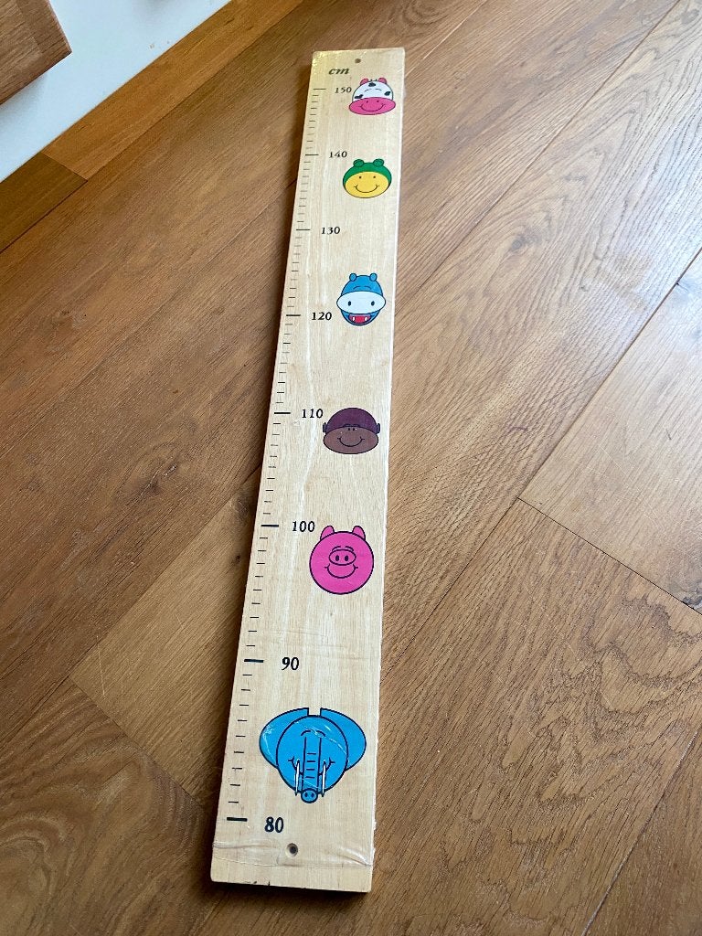 Houten groeimeter dieren tot 150 cm - nieuw, Overige merken, Overige kleuren, Nieuw, Ophalen of Verzenden