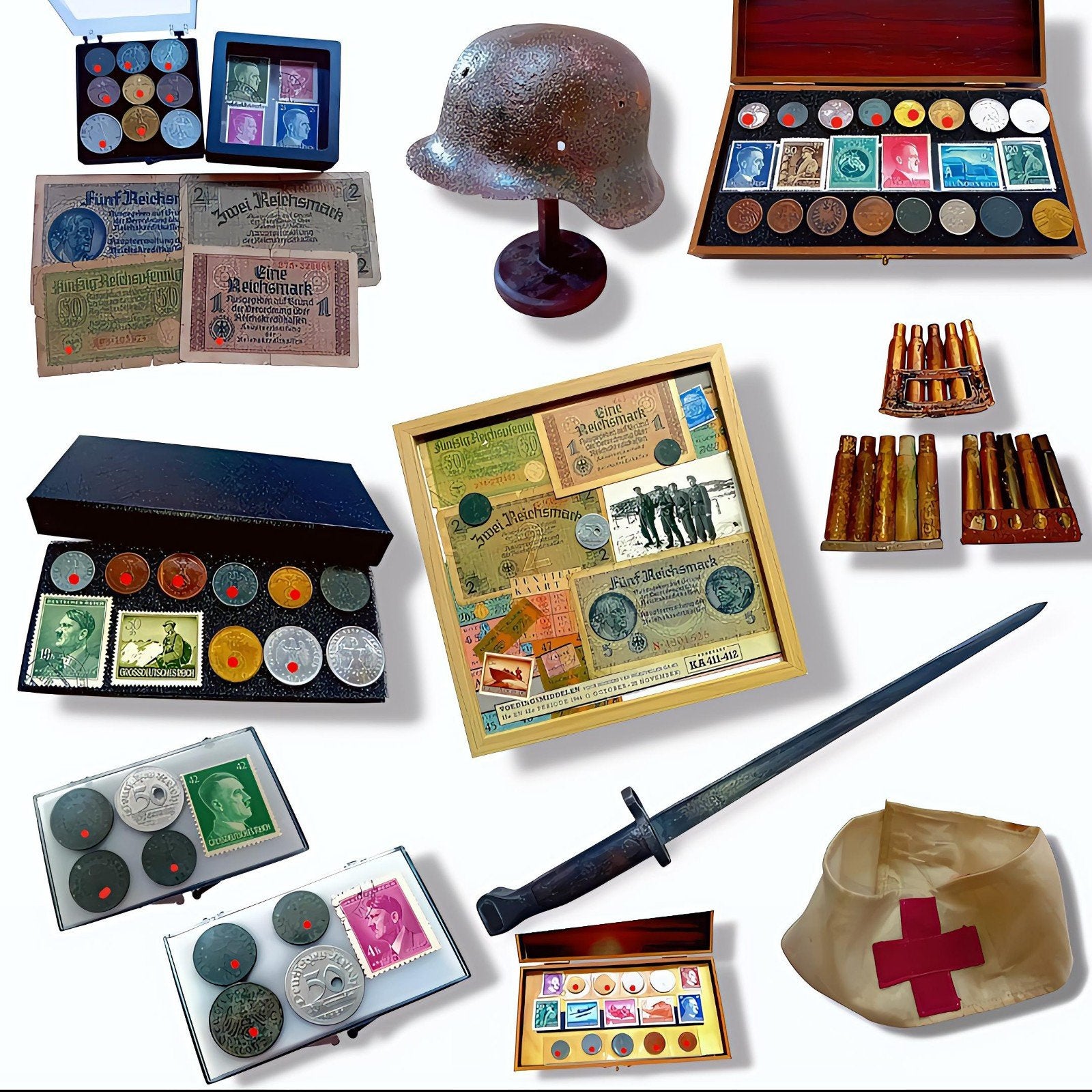 WO2 verzamel items Militaria, Zie Mijn Andere Advertenties!, Ophalen of Verzenden, Landmacht, Duitsland, Hulzen of Bodemvondsten