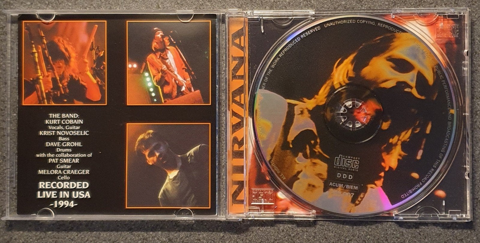 Nirvana - Plugged (Limited Edition Picture CD) ZELDZAAM!, Speciale editie, Ophalen of Verzenden, Zo goed als nieuw, Live-album