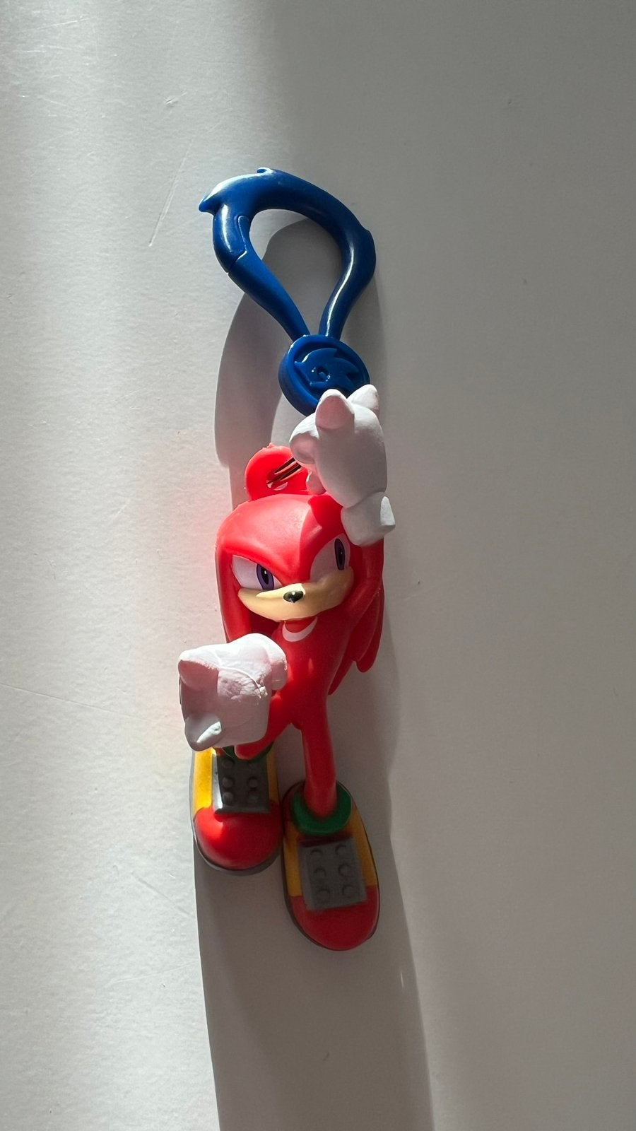 Sonic Knuckles sleutelhanger / backpack keychain rood, Ophalen of Verzenden, Nieuw