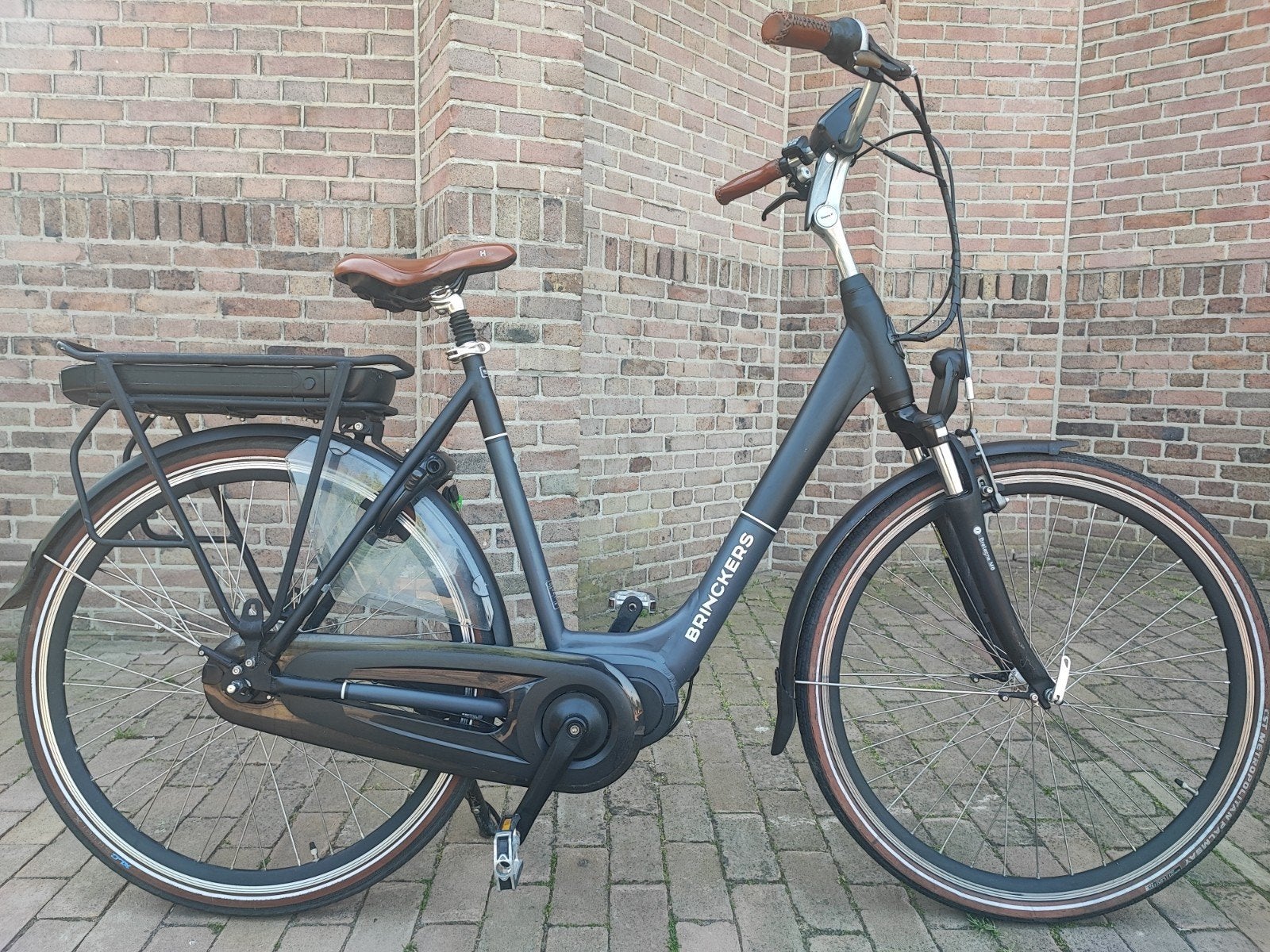 Brinckers elektrische fiets - Actieradius 150 km - 57 cm, Fietsen en Brommers, 55 tot 59 cm, Ophalen of Verzenden, Zo goed als nieuw