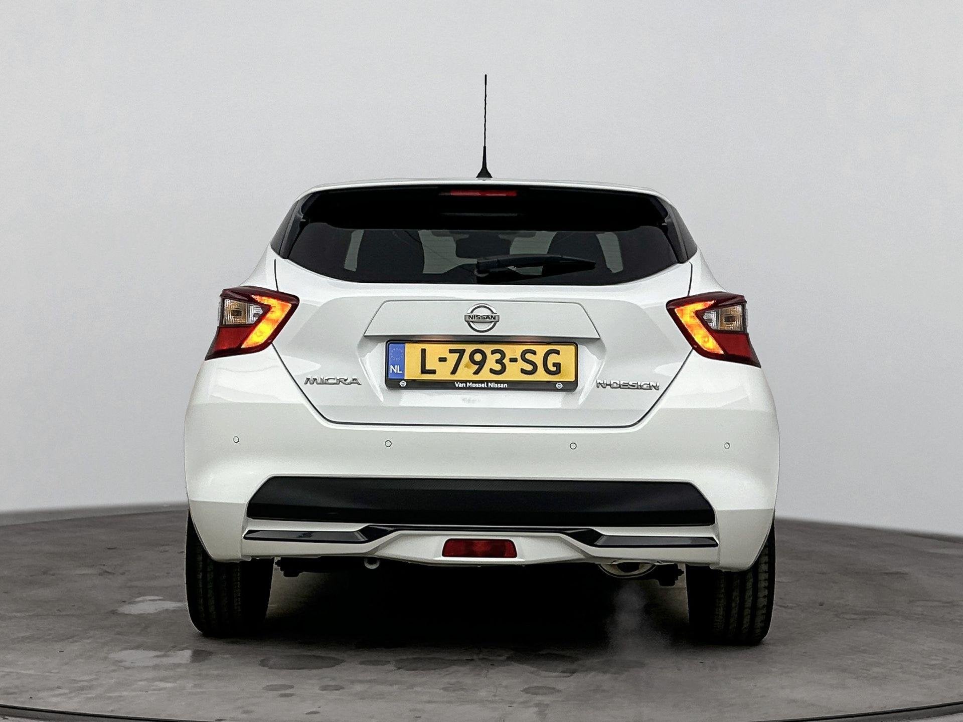 Nissan Micra 1.0 IG-T N-Design 93PK | Navigatie via Telefoon, Auto's, Voorwielaandrijving, Stof, Euro 6, Wit