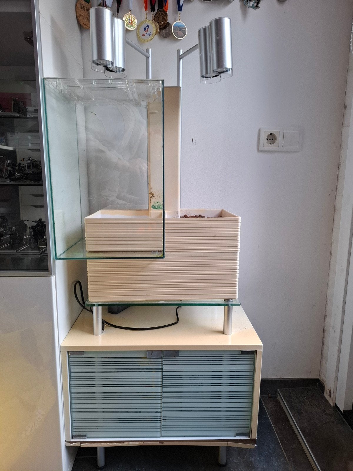 Brio Aquaponics 35 - opknapper, Ophalen, Gebruikt, Leeg aquarium, Overige merken