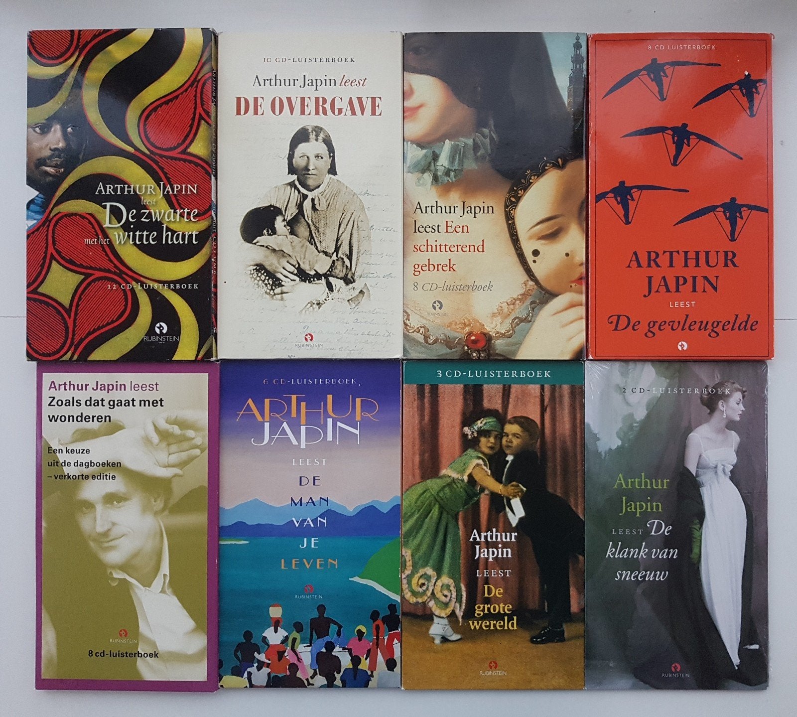 8x Luisterboek Arthur Japin oa. De Gevleugelde, Wonderen, Boeken, Luisterboeken, Ophalen of Verzenden, Arthur Japin, Cd, Volwassene