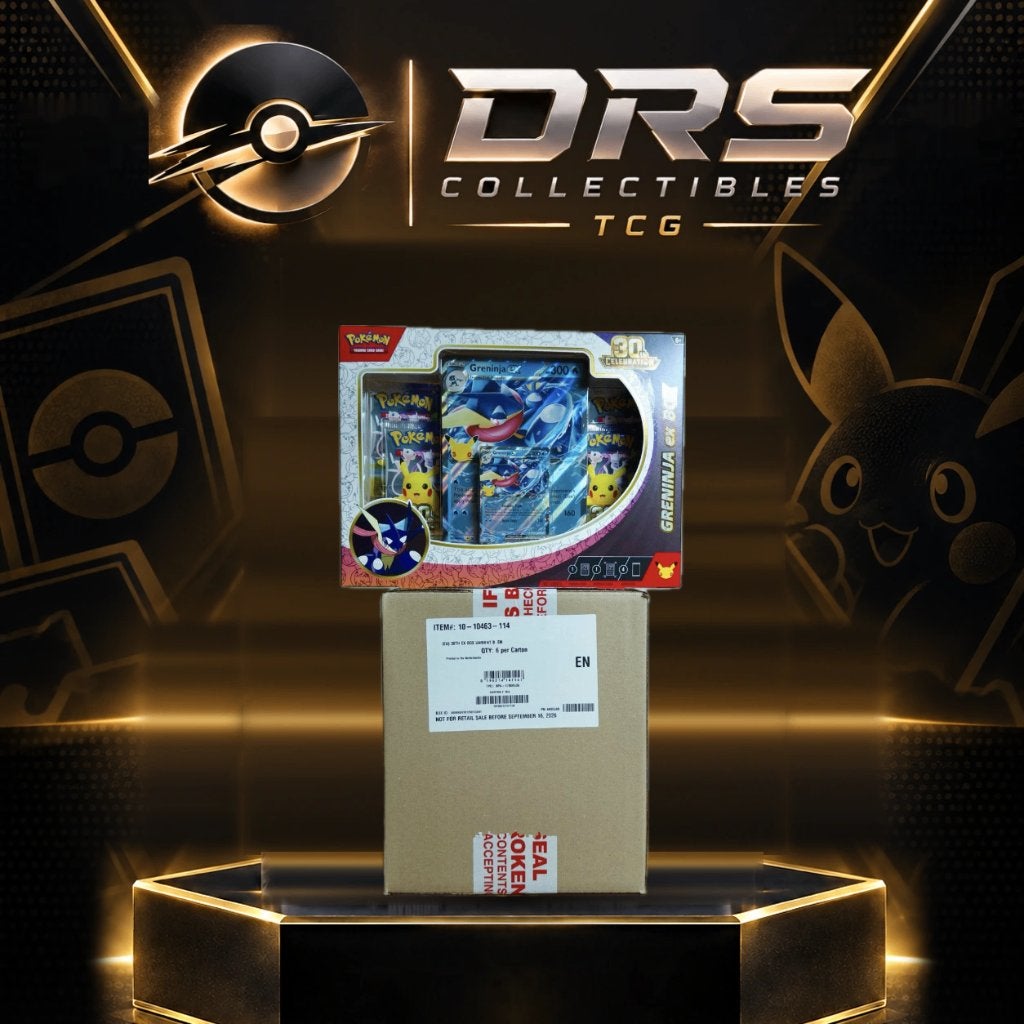 30th Anniversary Greninja ex Box (6x) - Sealed case, Ophalen of Verzenden, Nieuw, Overige typen, Foil