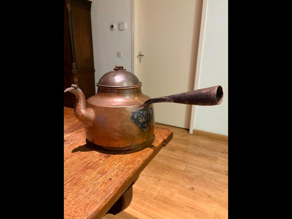 Koperen water ketel., Ophalen of Verzenden