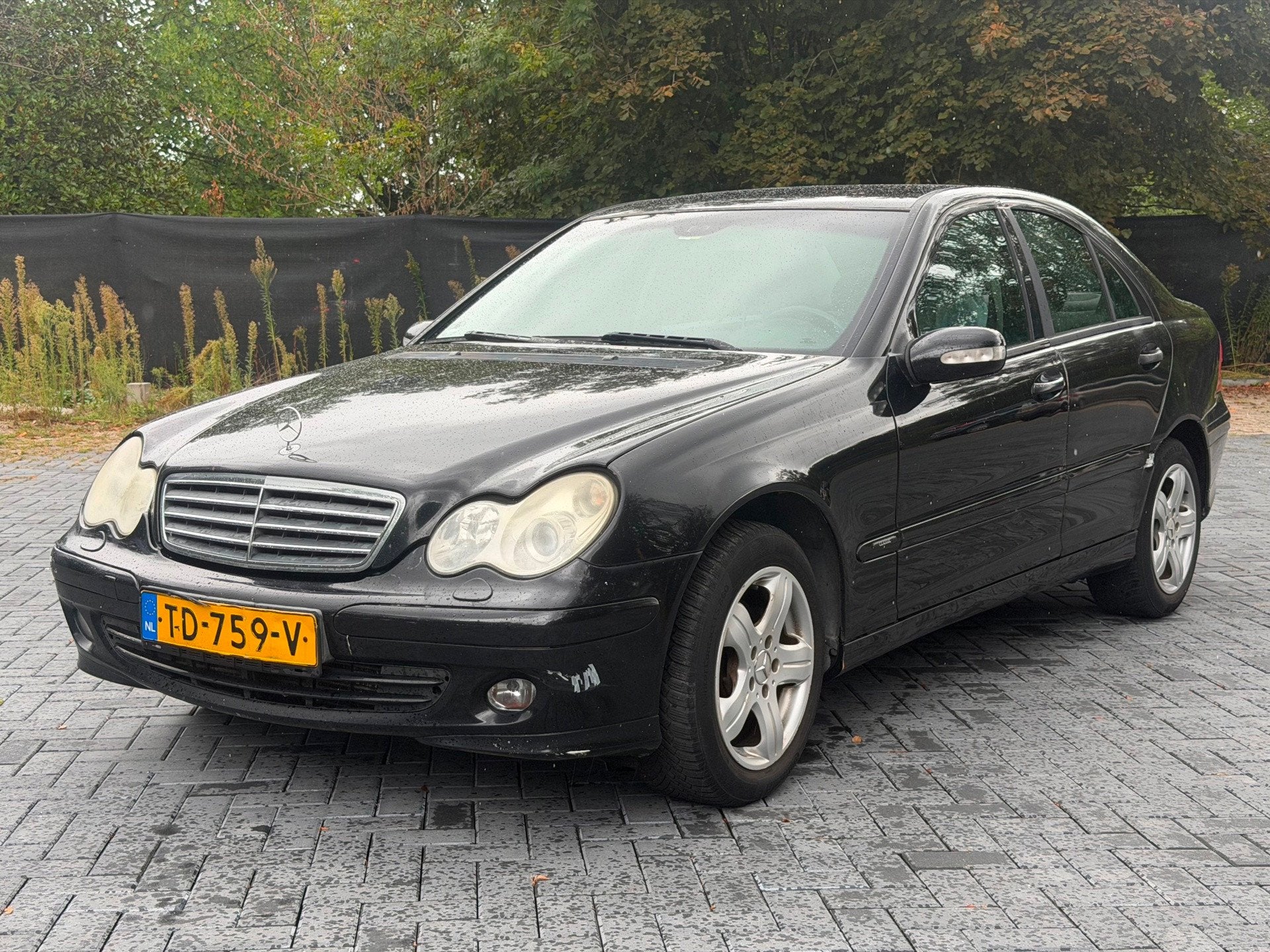 Mercedes-Benz C-klasse 200 CDI Classic/Airco/Cruise/Navi/LMV, Automatische klimaatregeling, Gebruikt, 4 cilinders, Bedrijf