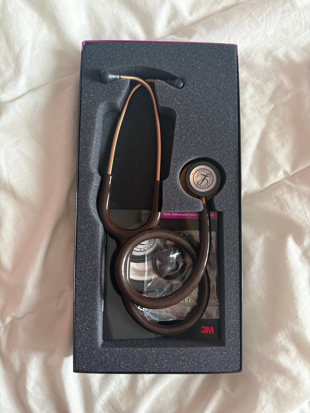 Littmann classic 3 stethoscoop bruin, Ophalen of Verzenden, Zo goed als nieuw