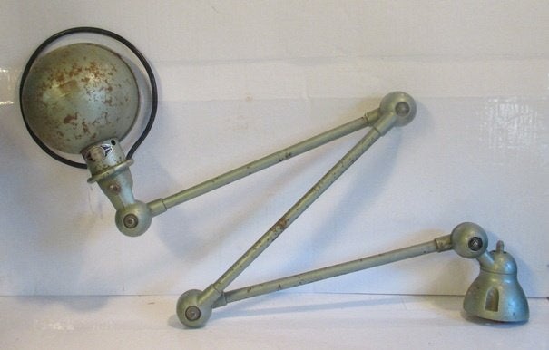 vintage industriele Jielde lamp met DRIE armen, Antiek en Kunst, Antiek | Lampen, Verzenden