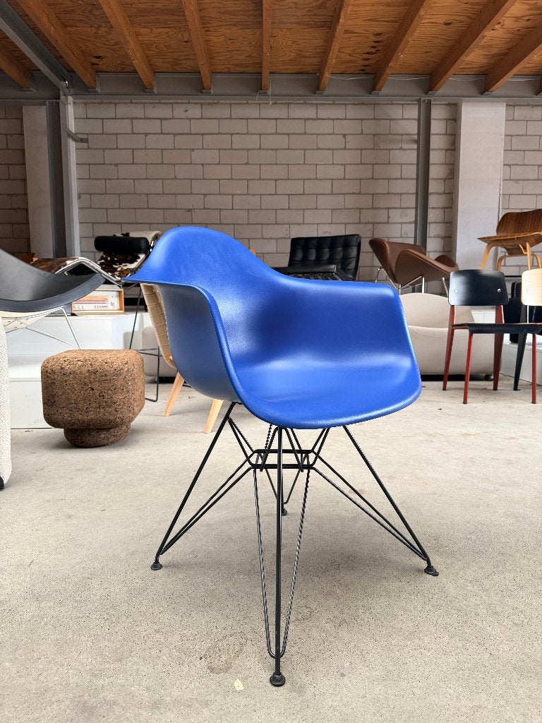 Vitra Eames DAR chair, Huis en Inrichting, Stoelen, Ophalen, Gebruikt, Blauw, X