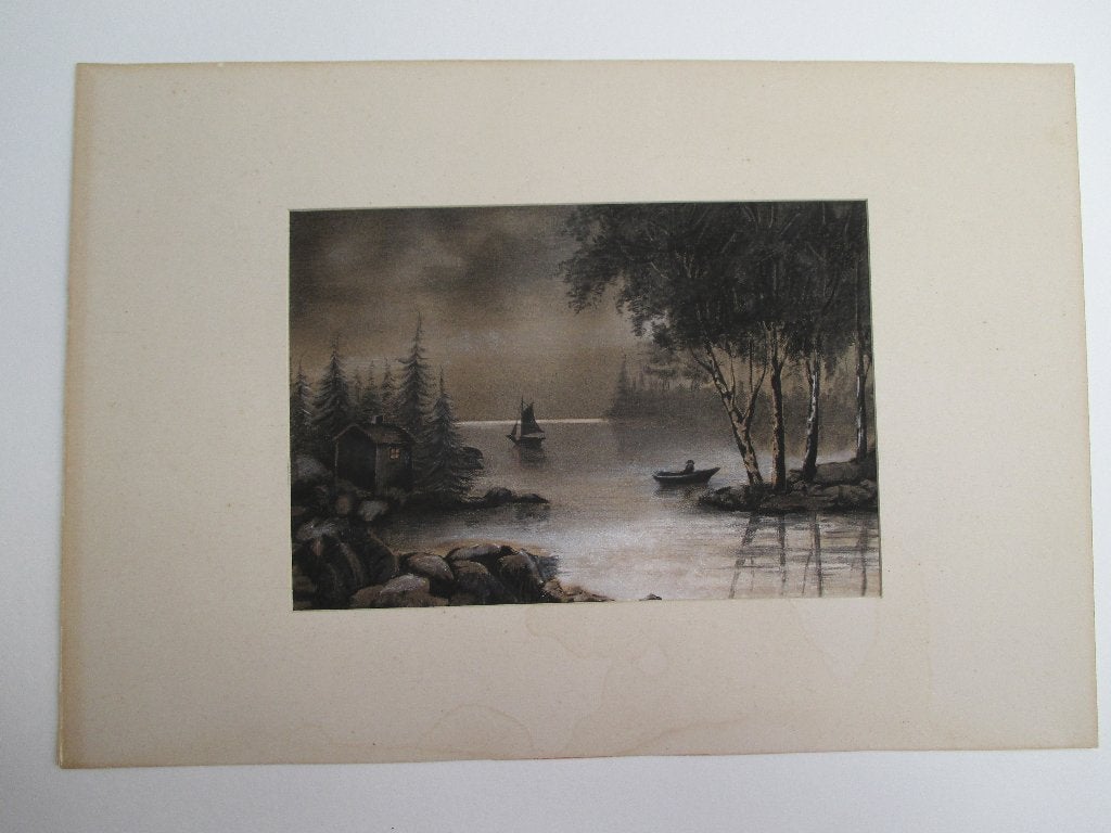 Pasteltekening. Hjalmar Westerberg., Ophalen of Verzenden
