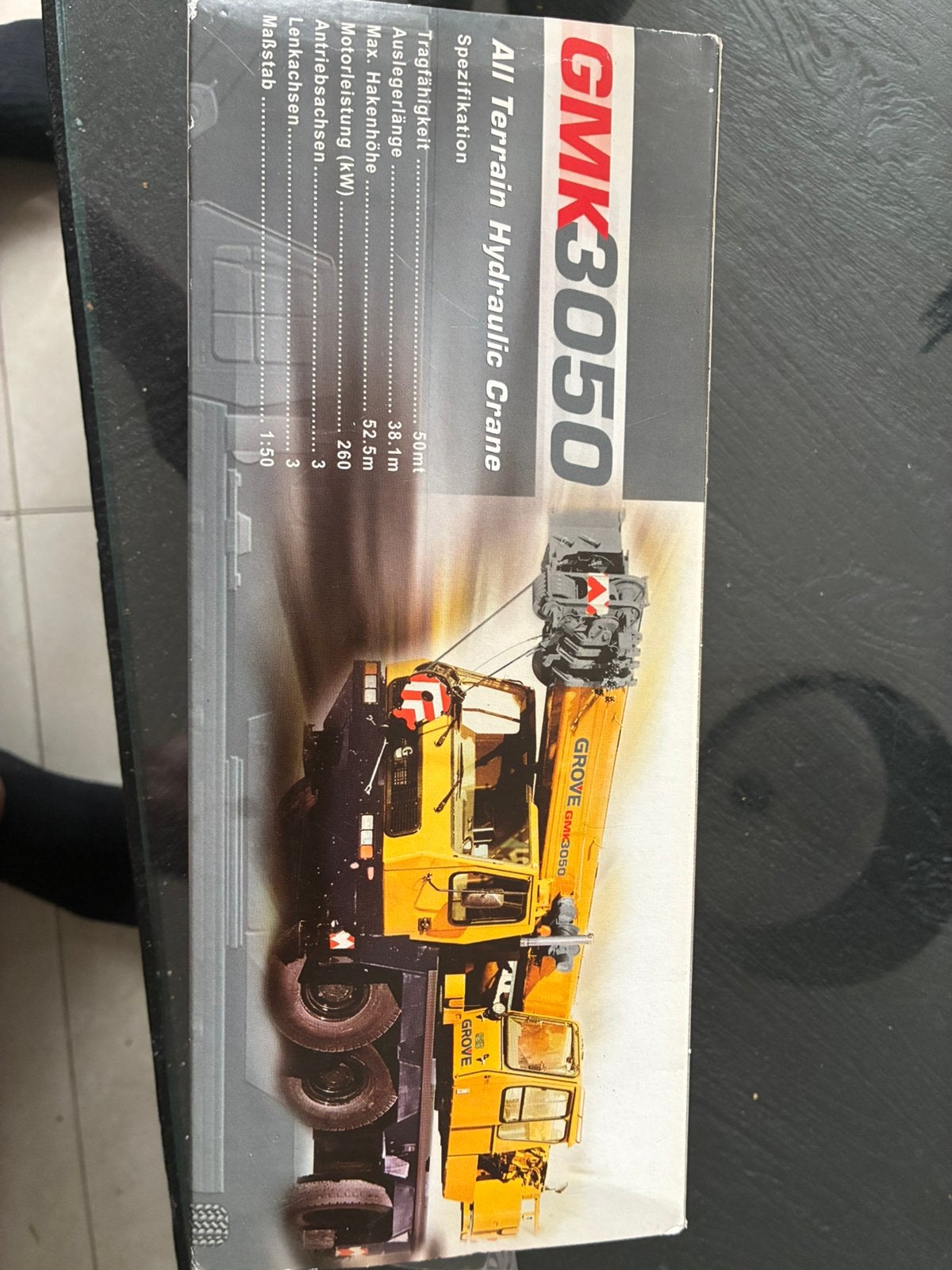 Gmk 3050 model telescoop kraan, Ophalen, Zo goed als nieuw, Bus of Vrachtwagen, Wsi