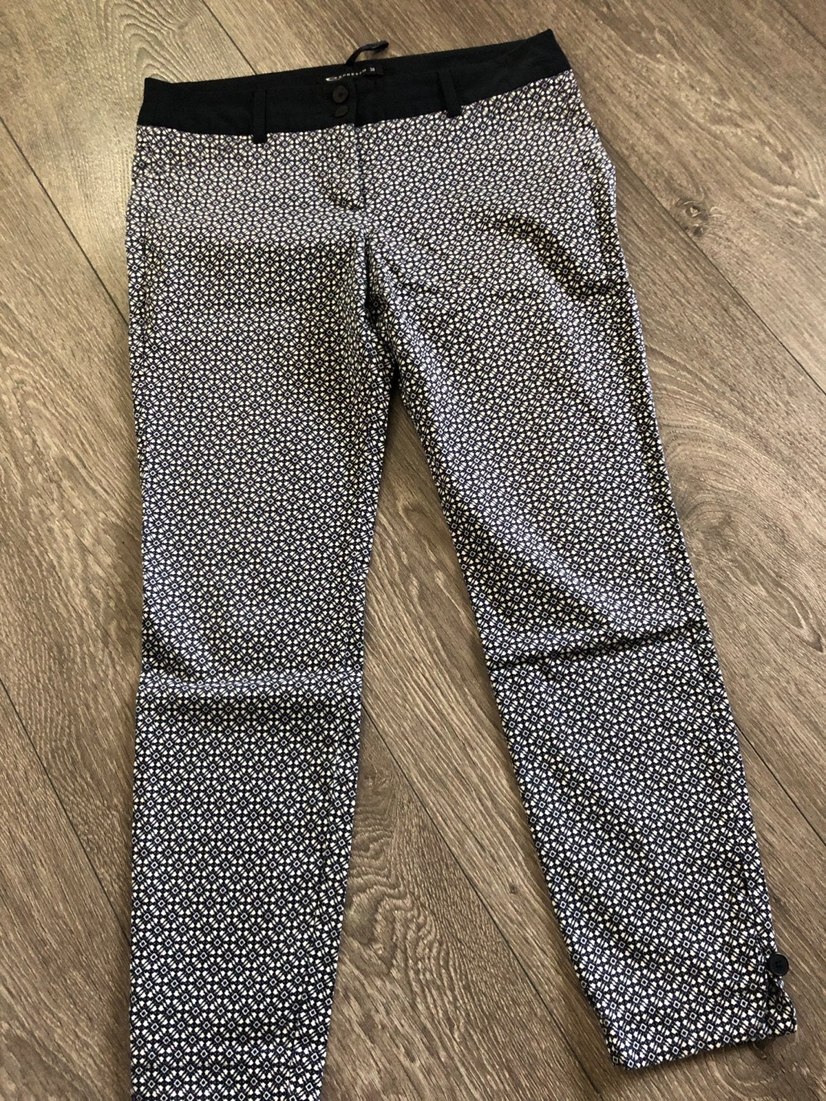 Expresso broek met patroon - Maat 38, Kleding | Dames, Maat 38/40 (M), Zwart, Ophalen of Verzenden, Zo goed als nieuw