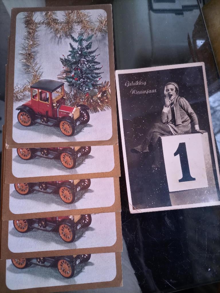 Ansichtkaarten retro kerst, Ophalen of Verzenden, 1980 tot heden, Overijssel
