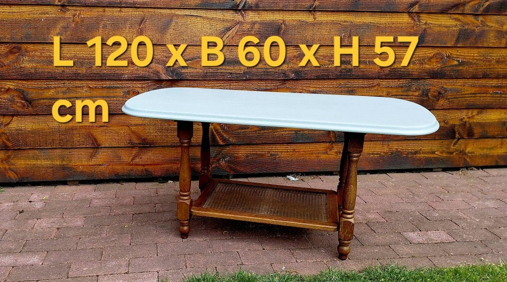 tafel salontafel vintage tafels, Ophalen, Gebruikt, 100 tot 150 cm, 50 tot 100 cm