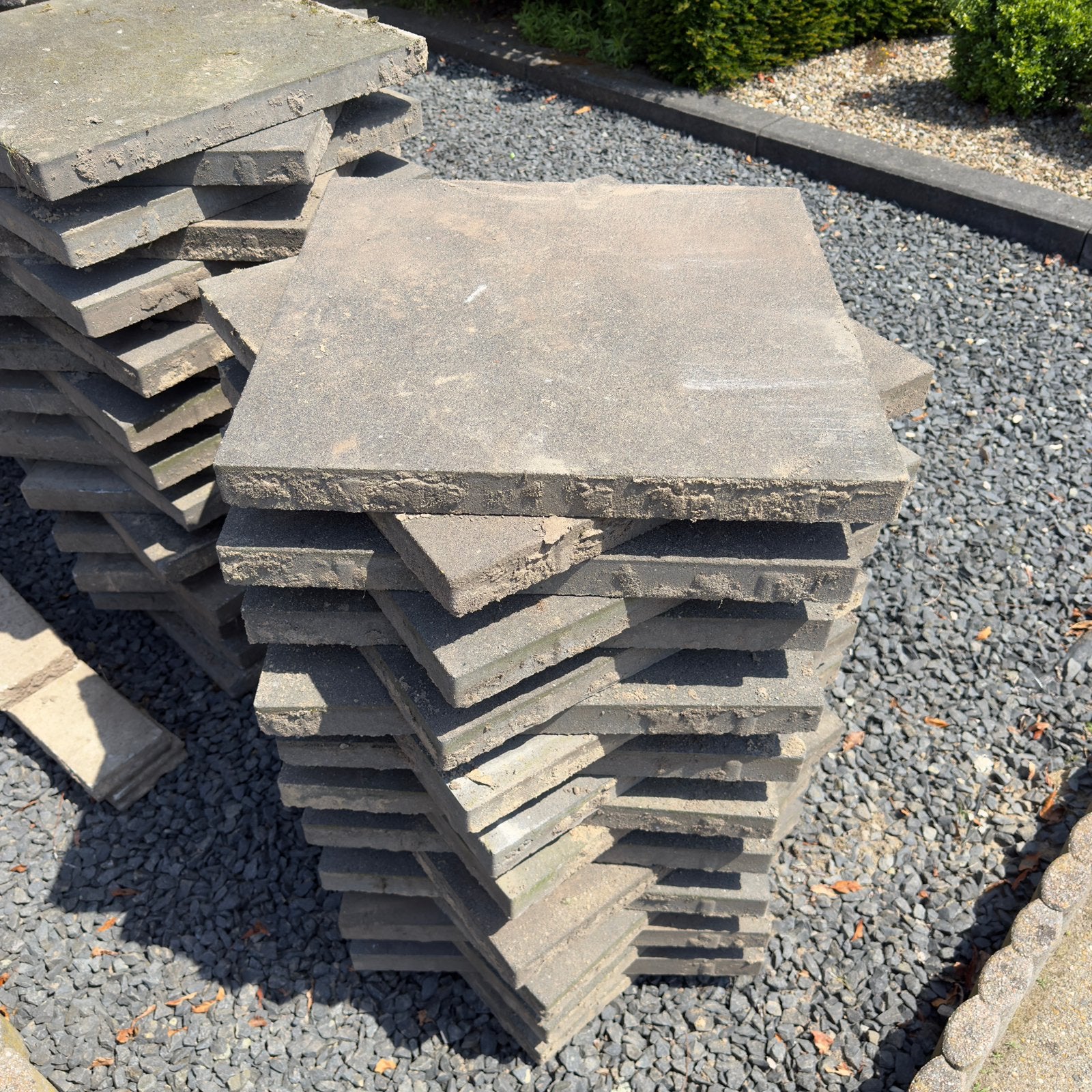 Betontegel ancraciet 60x60x5, Ophalen of Verzenden, Zo goed als nieuw, Overige materialen