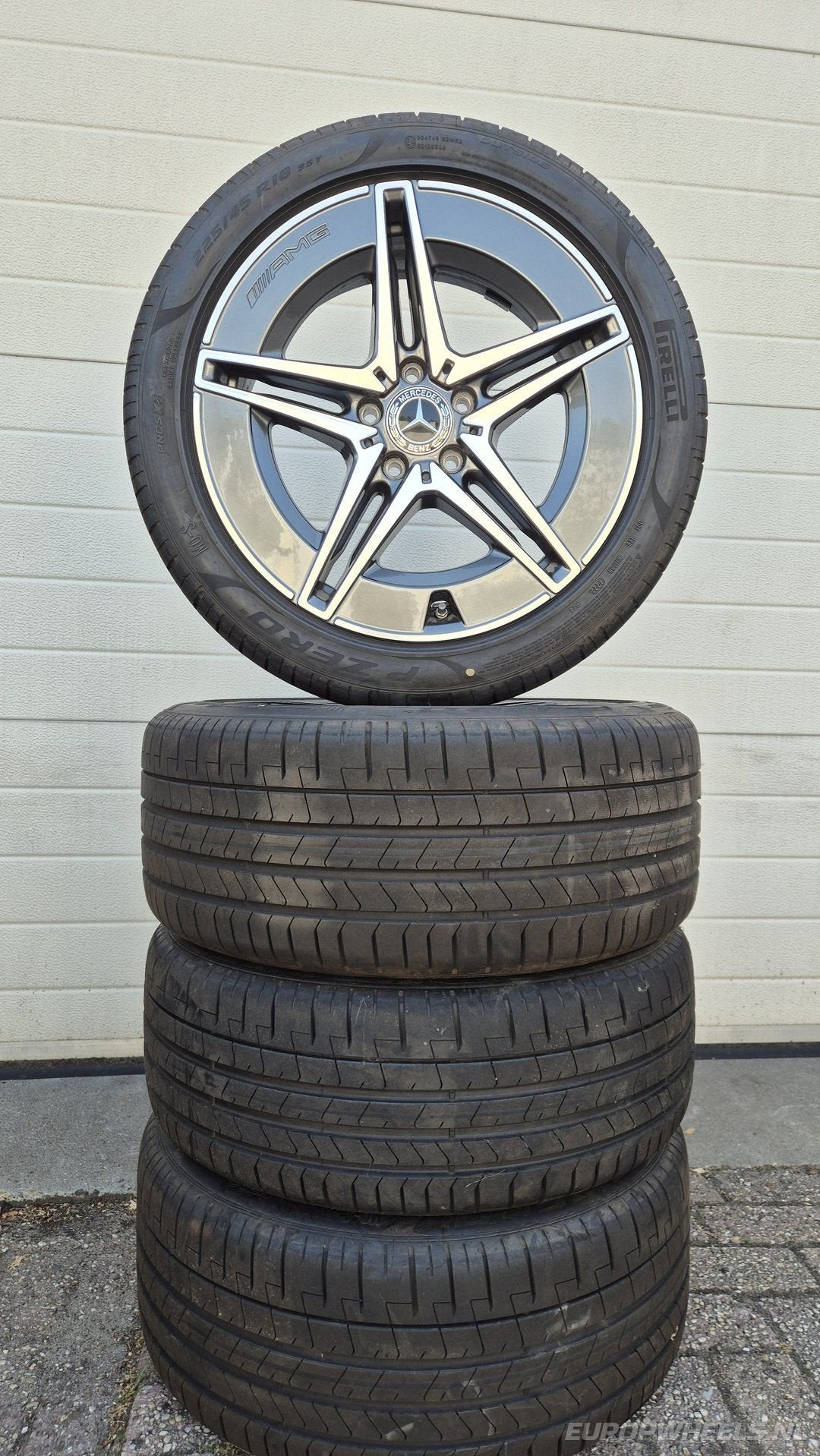 18 inch Mercedes W206 AMG breedset velgen zomerbanden NIEUW, 18 inch, Gebruikt, -, -