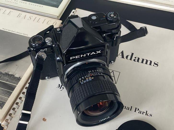 Pentax 6x7 camera en lenzen, Audio, Tv en Foto, Fotografie | Lenzen en Objectieven, Gebruikt, Telelens, Ophalen