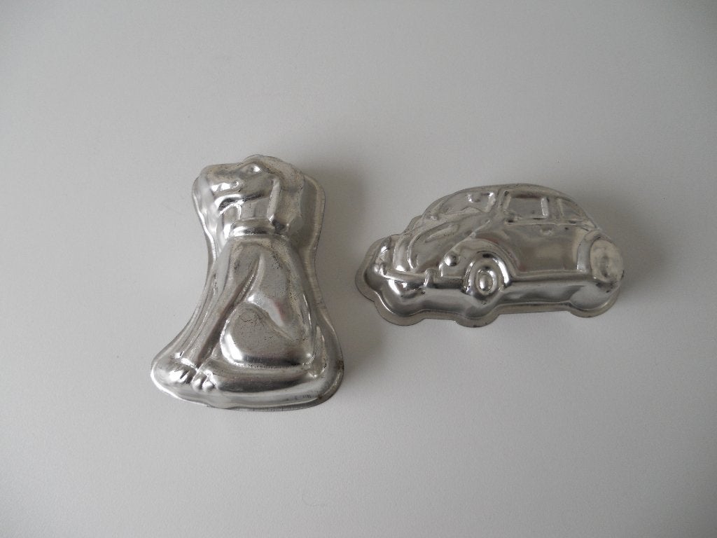 Blikken bakvormpje hond, Antiek en Kunst, Ophalen of Verzenden