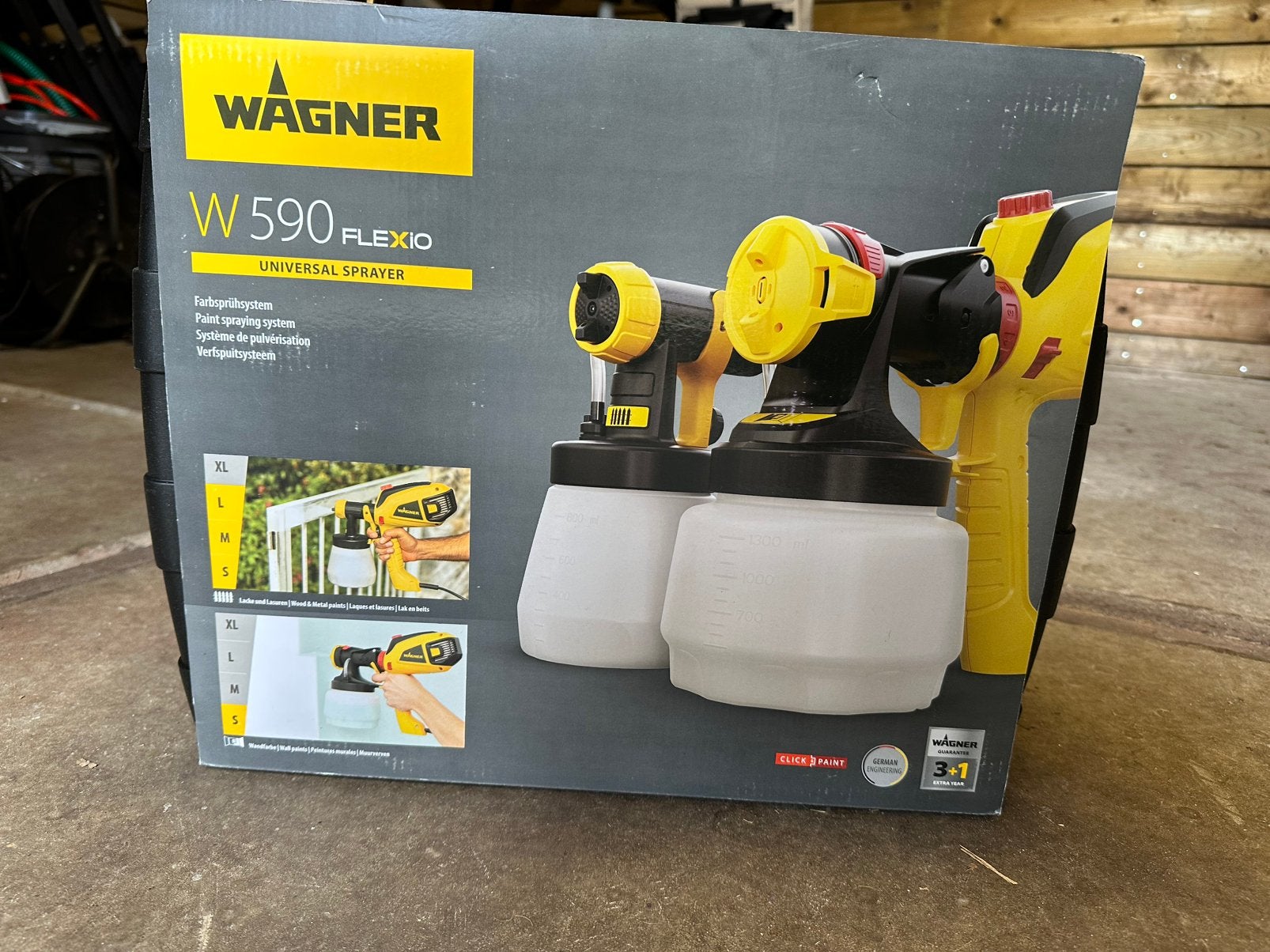 Wagner W590 flexio verfspuit, Ophalen of Verzenden, Nieuw, Verfspuit of Verfpomp