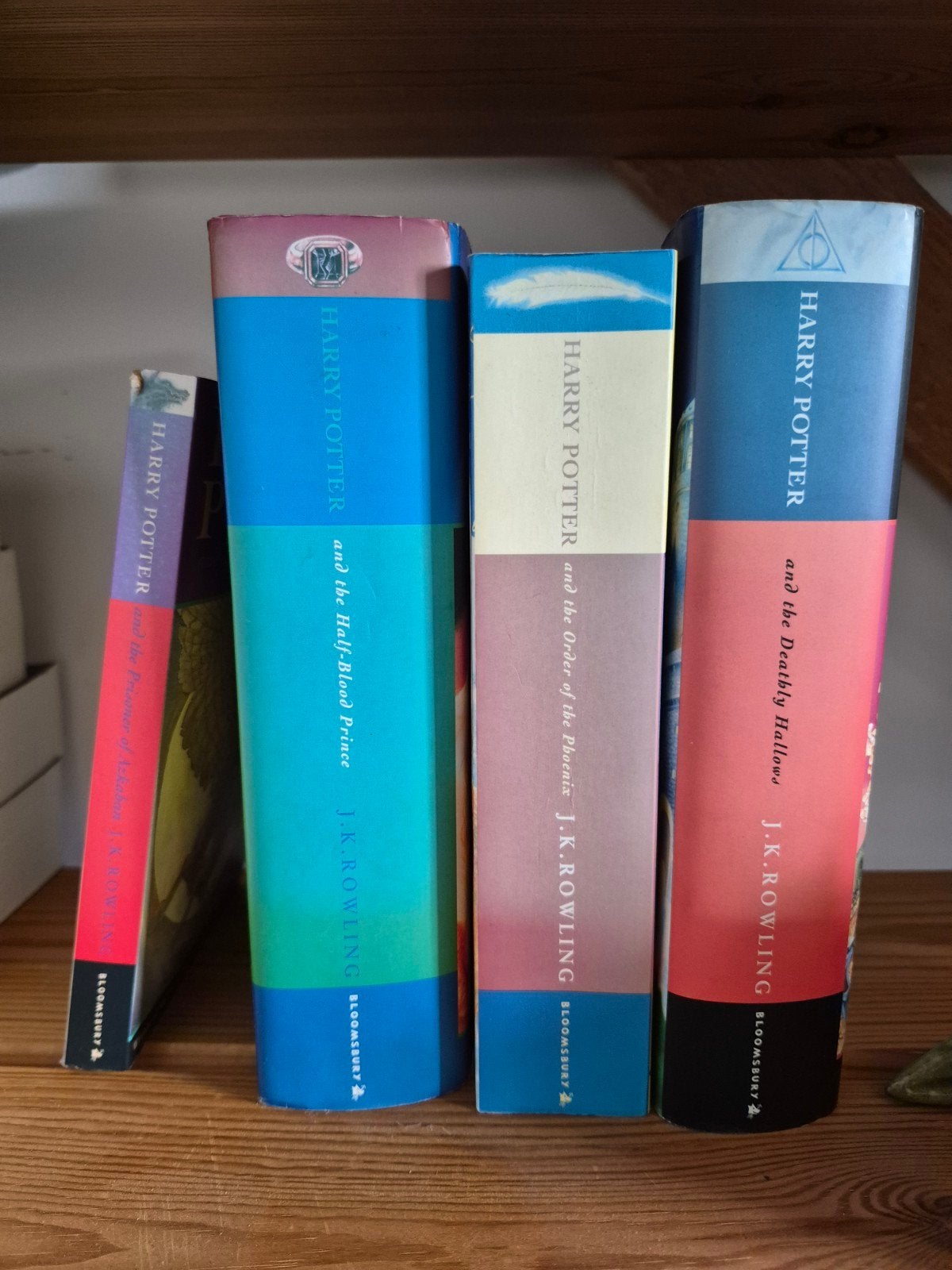 Harry Potter boeken Engels deel 3,5,6,7, Boeken, Ophalen, Gelezen, J.K. Rowling, Fictie