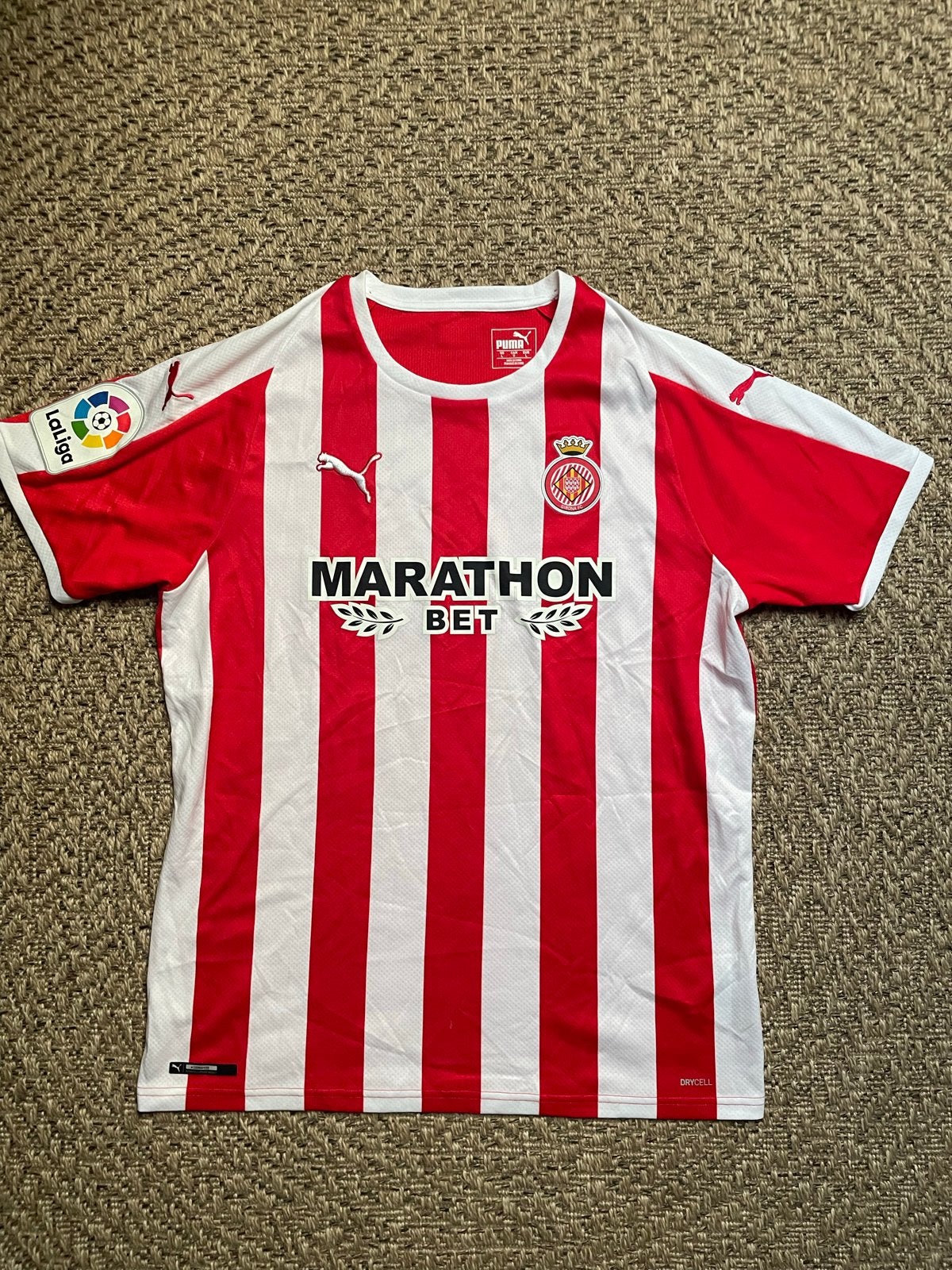 Girona FC Thuisshirt Puma Maat L La Liga, Maat L, Ophalen of Verzenden, Zo goed als nieuw, Shirt