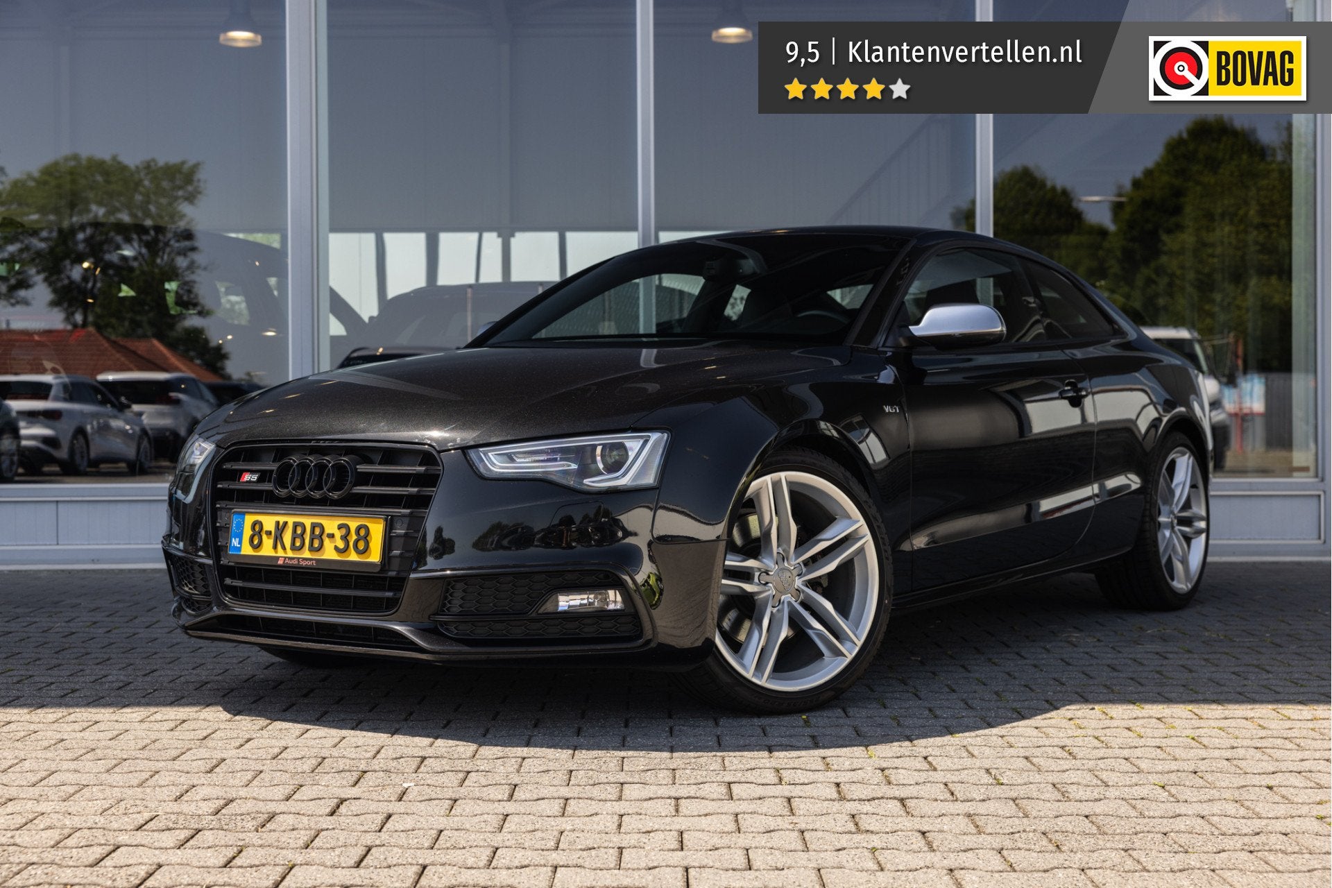 Audi S5 Coupé 3.0 TFSI quattro Pro Line | NL Auto | Adaptie, Auto's, Audi, Gebruikt, Zwart, 2995 cc, Zwart