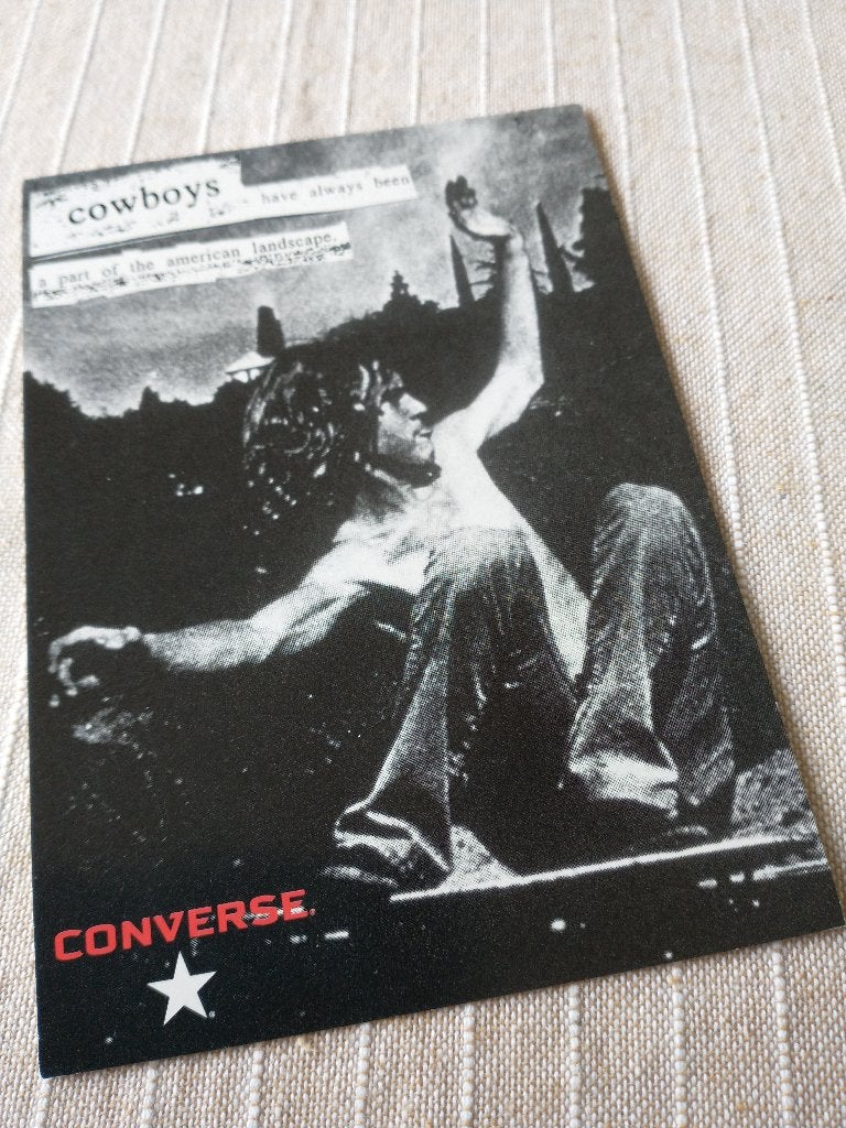 Boomerang Schoolcard: Converse All Star, Verzamelen, Ophalen of Verzenden, 1980 tot heden, Ongelopen, Overige thema's