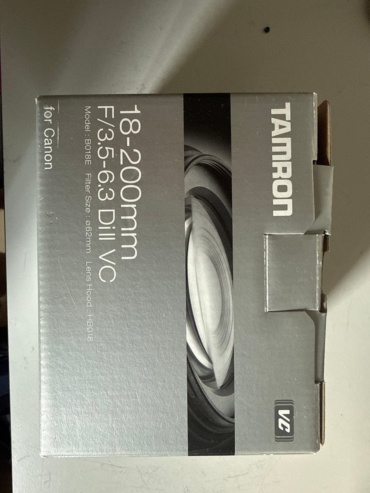 Tamron 18-200mm F/3.5-6.3 Di II VC lens voor Canon, Gebruikt, Autofocus, 18 mm, Ophalen of Verzenden
