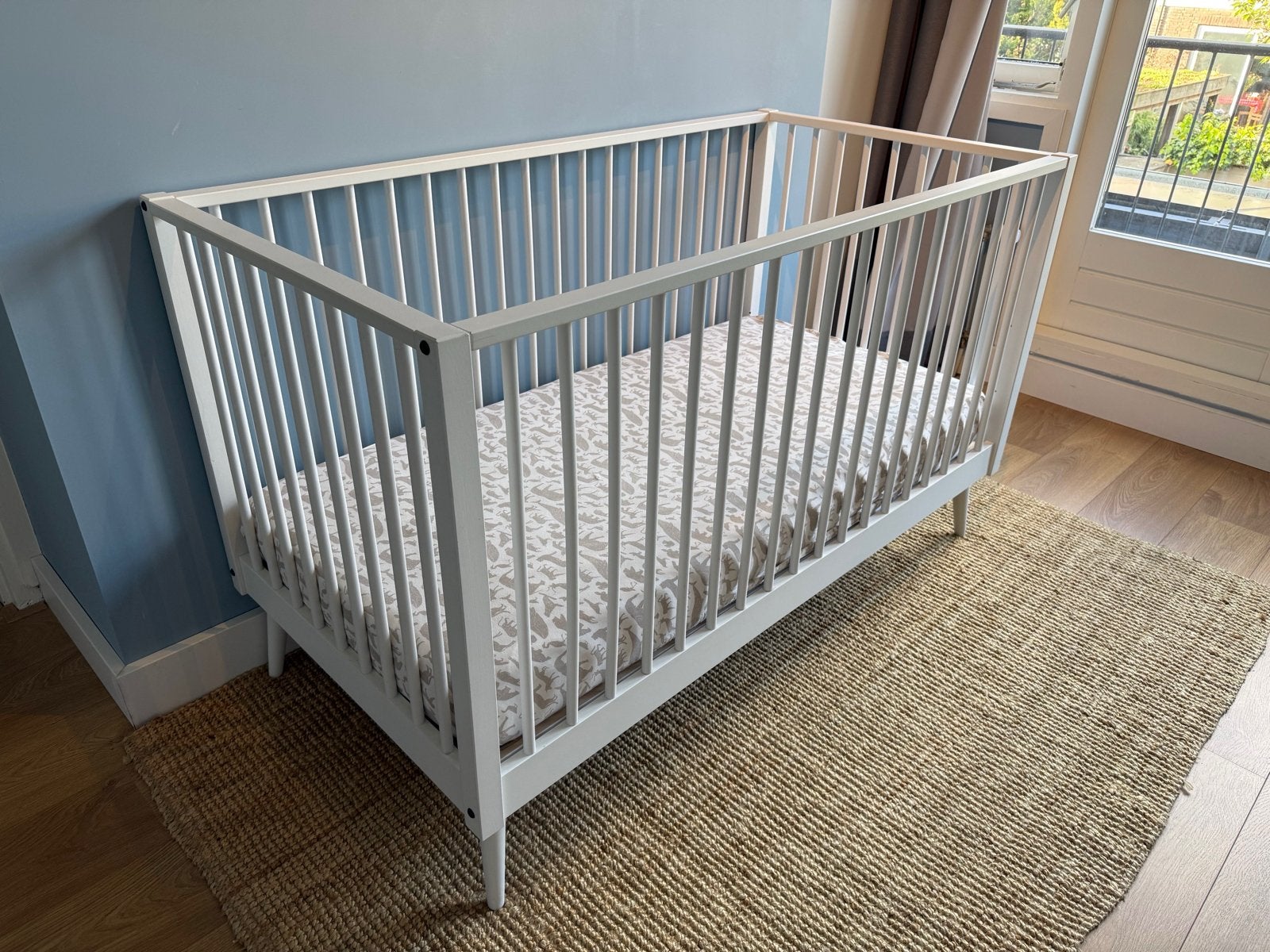Europe Baby Ledikant Evy 70x140 - 3 hoogtes, Kinderen en Baby's, Babywiegjes en Ledikanten, Ophalen, Gebruikt, Ledikant
