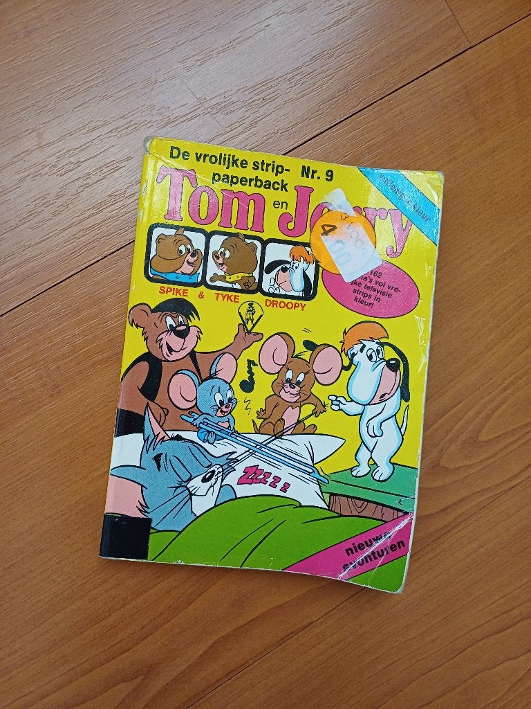 De vrolijke strip paperback Tom & Jerry Nr. 9 1980, Gelezen, Eén stripboek, Diverse auteurs, Ophalen of Verzenden