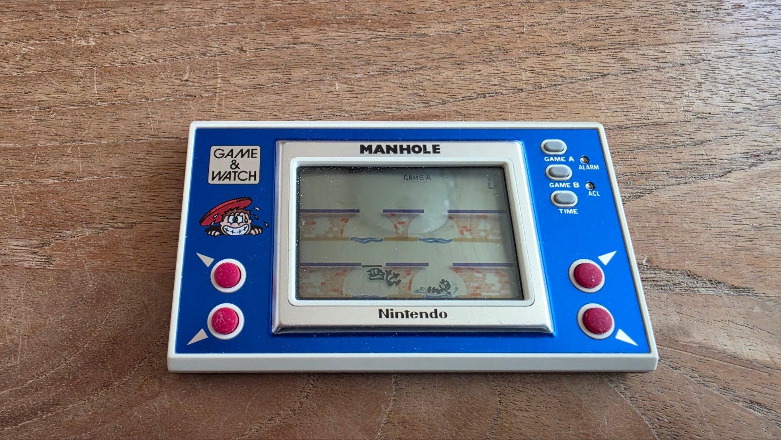 Nintendo Game & Watch Manhole (NH-103) met handleiding, Ophalen of Verzenden, Nintendo, Zo goed als nieuw