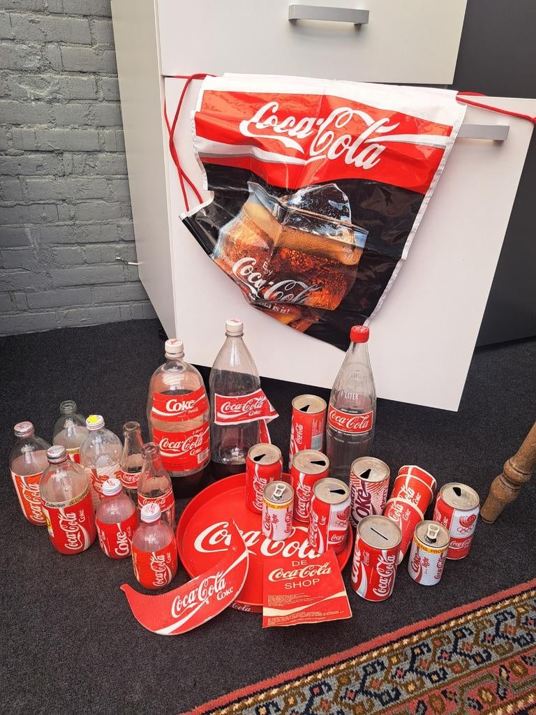 Coca-Cola Collectie: Flessen, Blikjes, Dienblad & Tas, Ophalen of Verzenden, Gebruikt, Overige typen