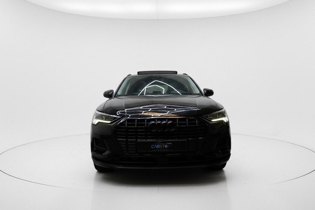 Audi Q3 35 TFSI VIRTUAL MATRIX LEER ACC TREKHAAK CAMERA, Auto's, Audi, Zwart, 4 cilinders, 150 pk, Automatische klimaatregeling