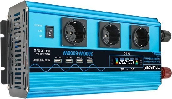 Omvormer 3000W – Spanningsomzetter – Sine Wave Omvormer, Corvance B.V., Verzenden, Nieuw, Corvancebol@gmail.com