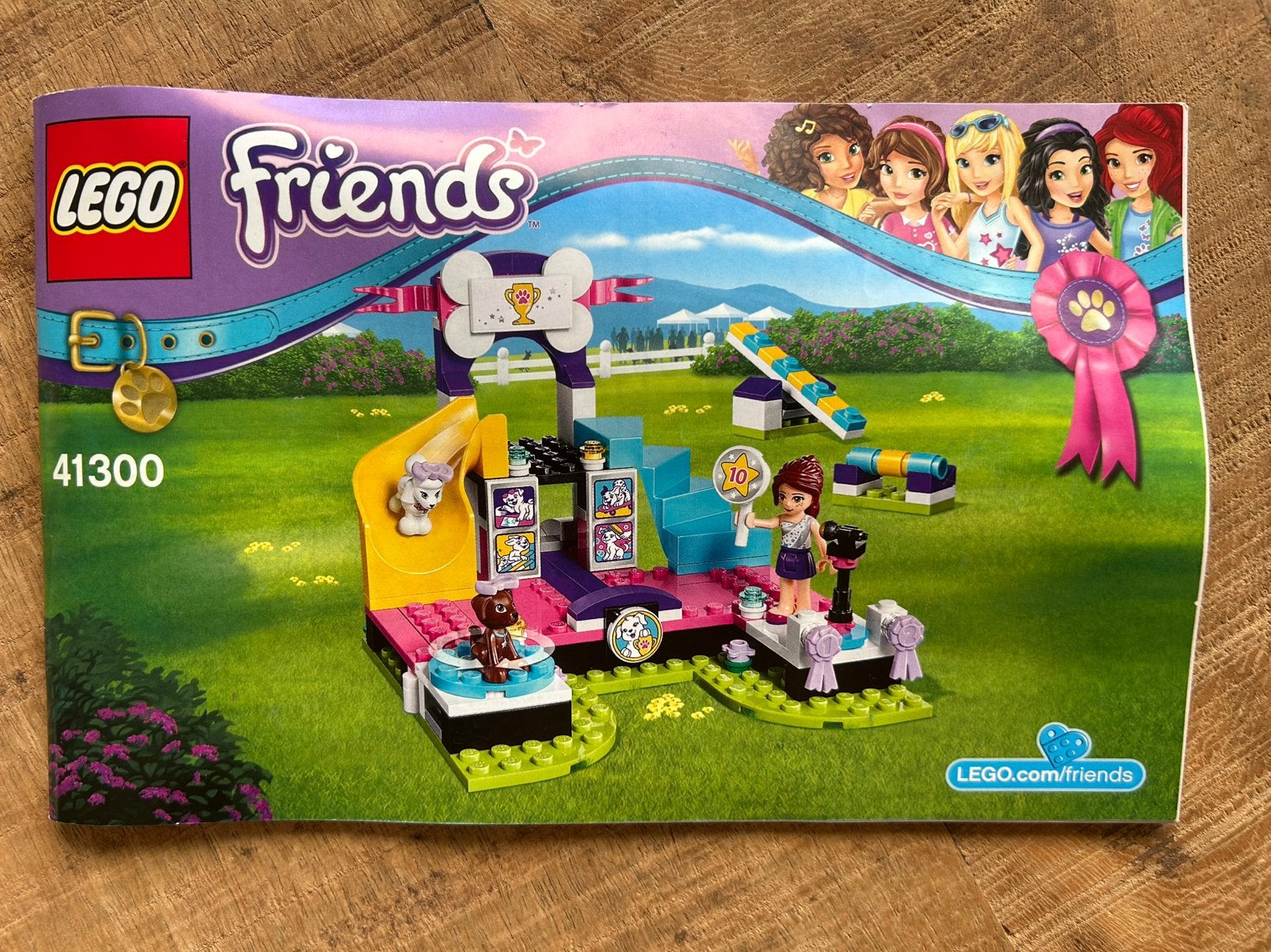 Lego friends set #41300 - puppy kampioenschap, Compleet, Gebruikt, Lego, Friends