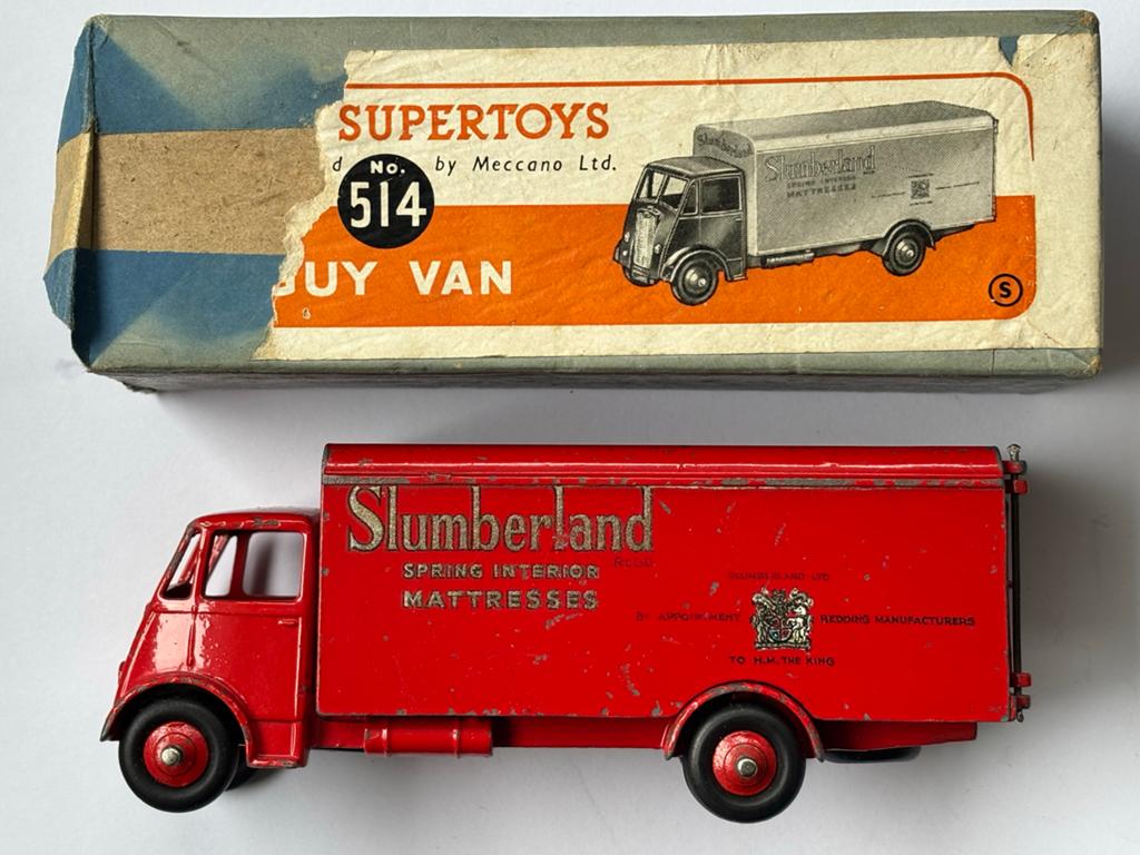 Dinky Supertoys Meccano 514 GUY VAN SLUMBERLAND TRUCK + box, Hobby en Vrije tijd, Ophalen of Verzenden, Zo goed als nieuw, Bus of Vrachtwagen