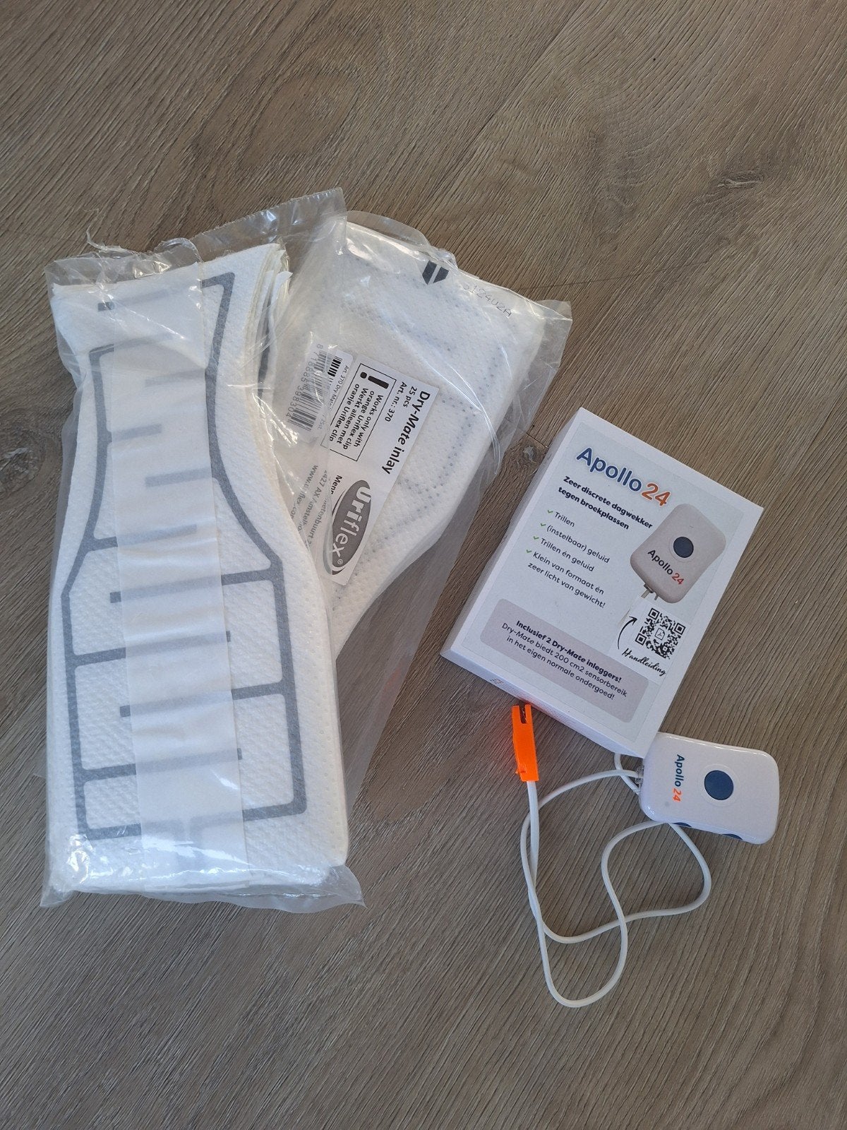 Urinfone Apollo 24 dagalarm met Dry-Mate inlegger, Ophalen of Verzenden, Nieuw