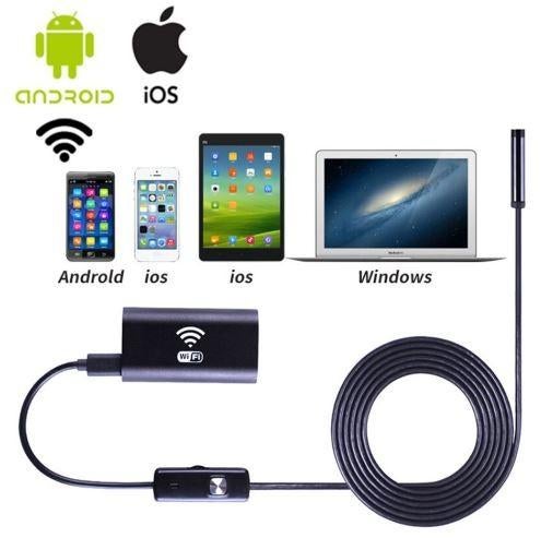 WIFI Endoscoop Voor Android en IOS Telefoon 2 meter 93, Ophalen of Verzenden, Nieuw