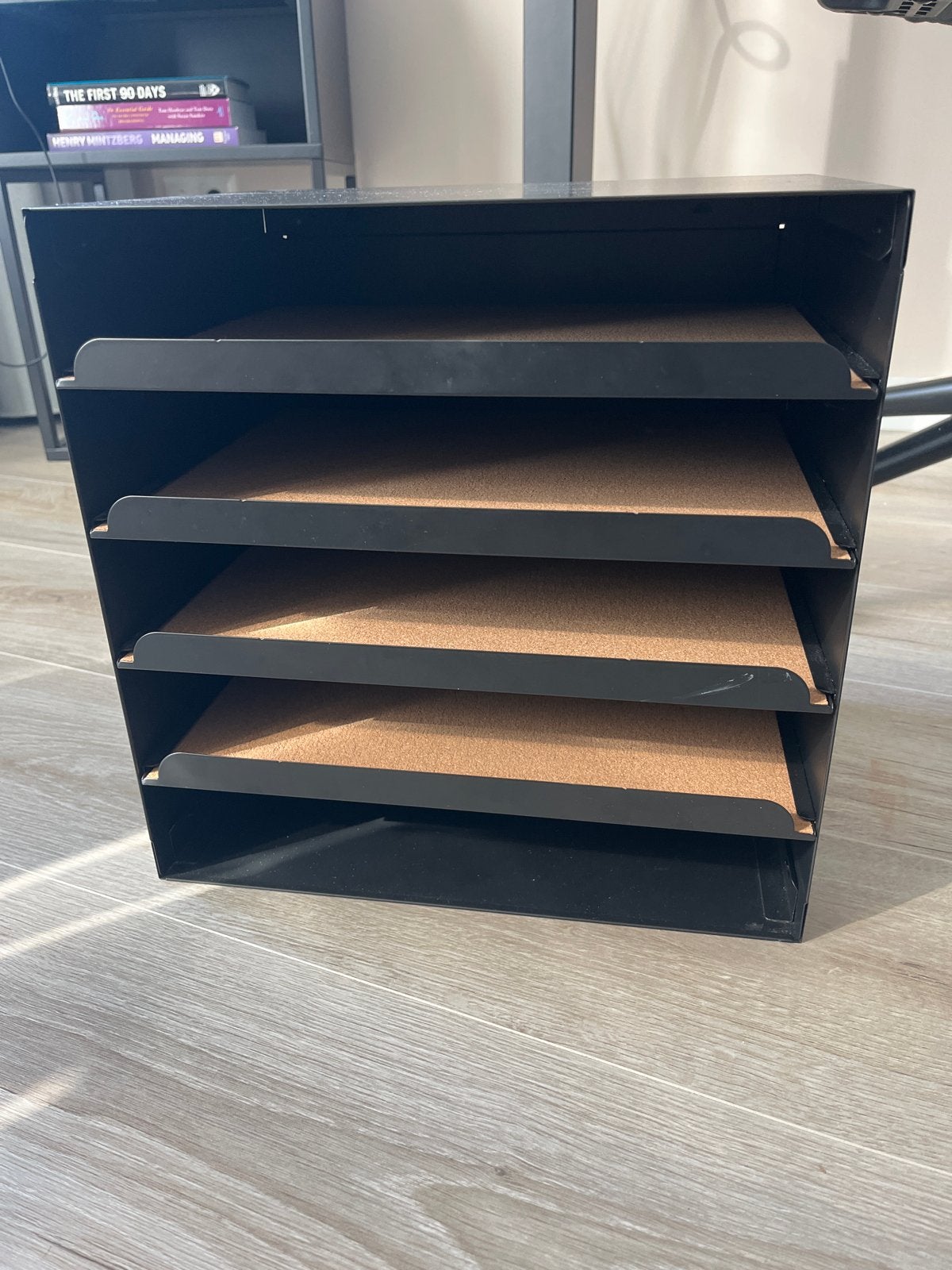 IKEA HARVMATTA documentenrek met kurken planken, Ophalen, Gebruikt