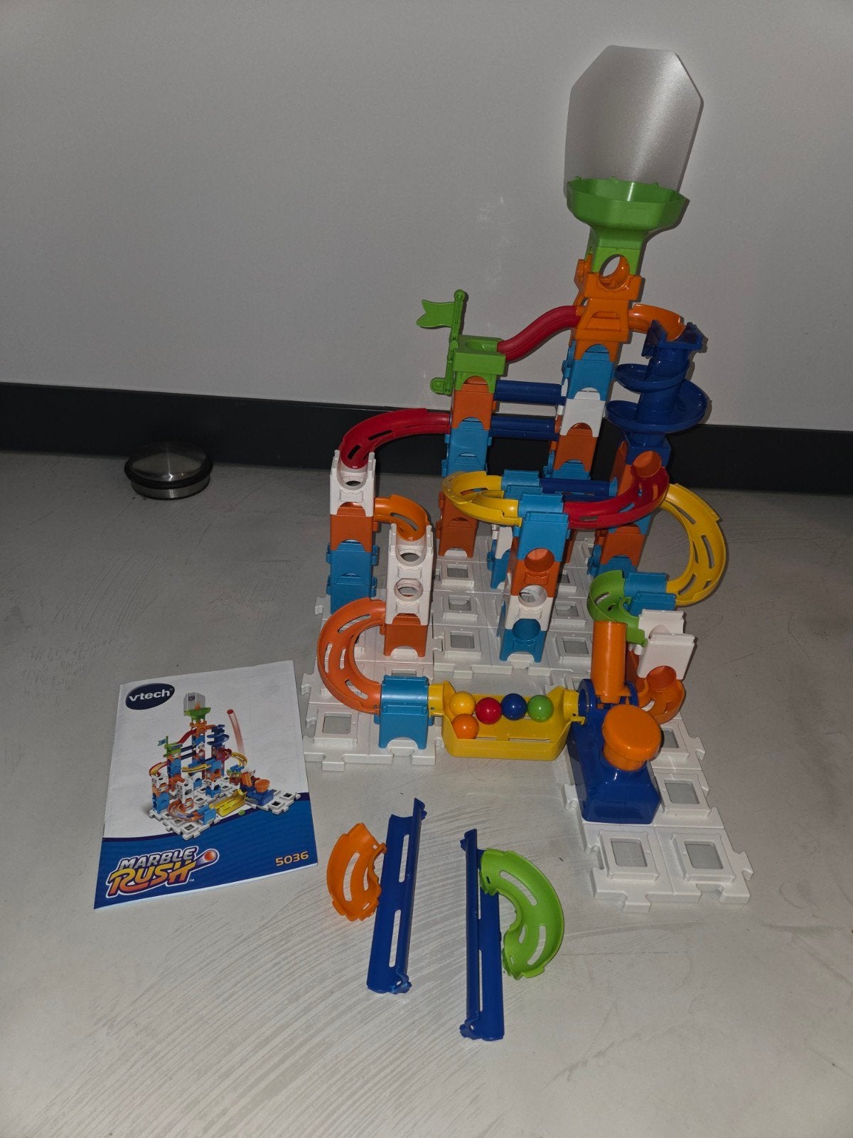 3 grote vtech knikkerbanen + reuzenrad, Ophalen, Zo goed als nieuw, 4 tot 6 jaar
