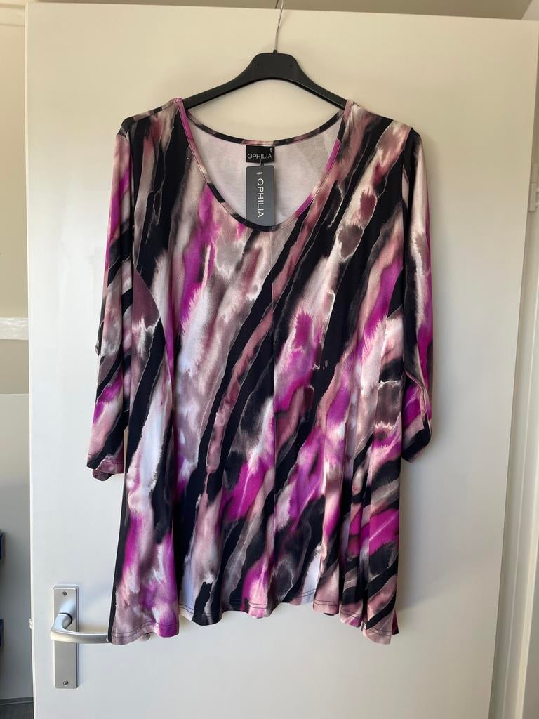 Nieuwe alijn tuniek Rachel marble pink van ophilia mt 5 5254, Blouse of Tuniek, Nieuw, Roze, Nvt