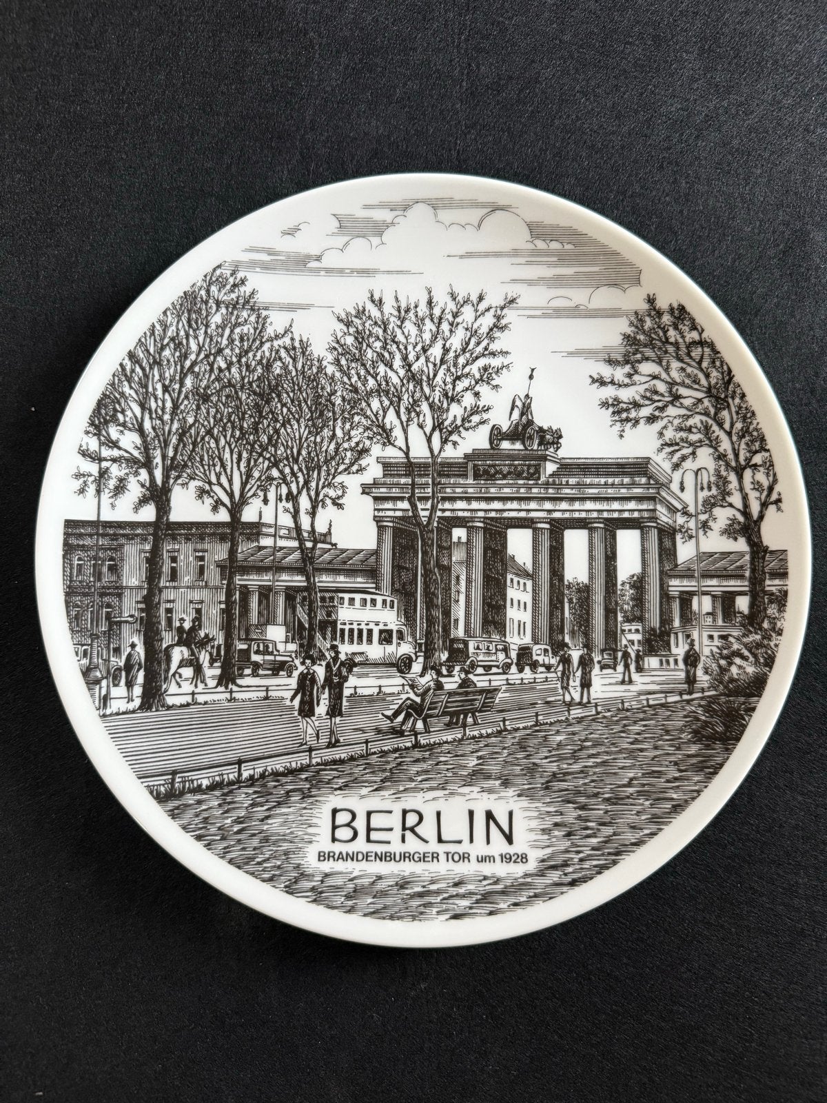 Decoratief bord Berlijn Brandenburger Tor Schede Bavaria, Ophalen of Verzenden