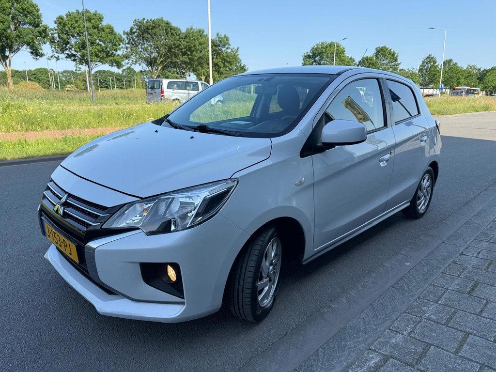 Mitsubishi Space Star 1.2 Active/Automaat/Carplay/Airco/crui, Auto's, Gebruikt, Wit, Origineel Nederlands, Bedrijf