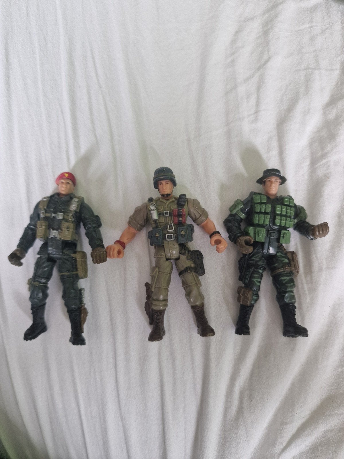 Chap Mei soldaat poppetjes - set van 3 actiefiguren, Ophalen of Verzenden, Gebruikt
