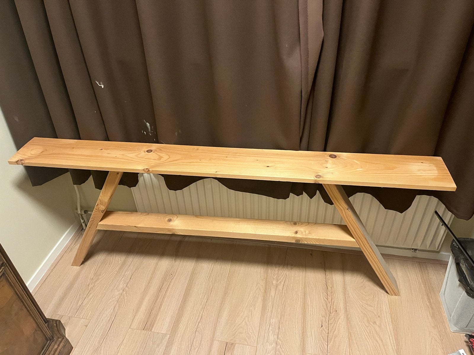 Houten bankje - Handgemaakt en veelzijdig, Ophalen, Gebruikt