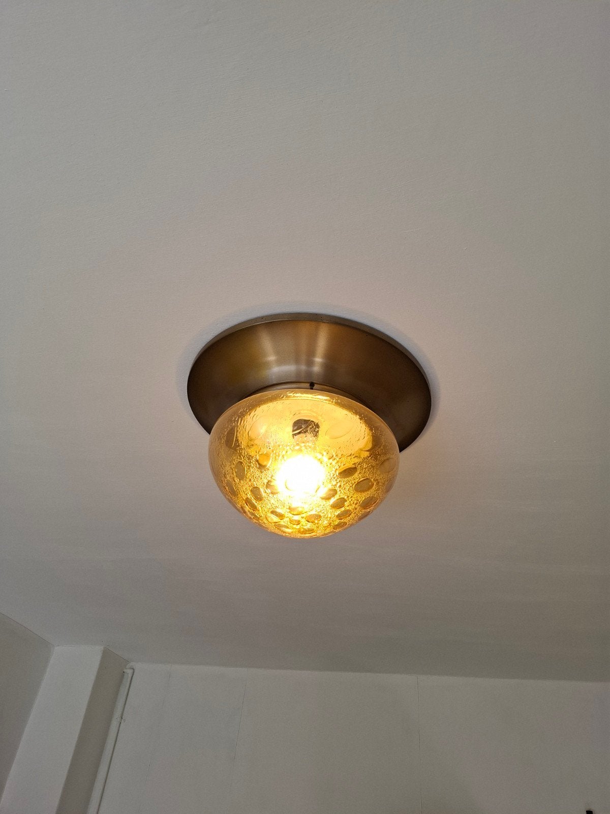 Vintage plafond disign lamp., Antiek en Kunst, Ophalen