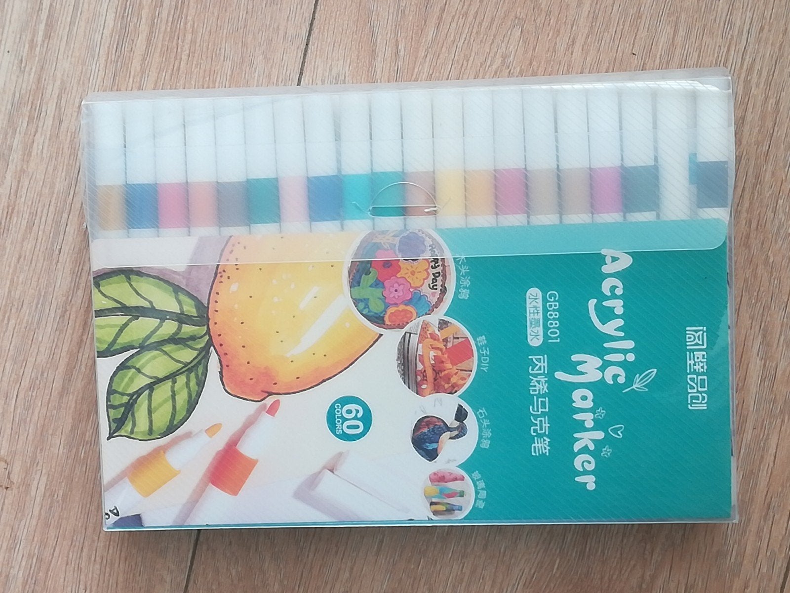 Acryl markers paint markers brush pennen bijna gratis, Ophalen of Verzenden, Nieuw