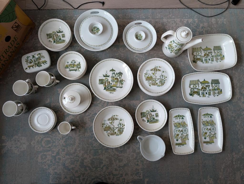 Figgjo Flint Norway Market servies 49 delig set, Ophalen